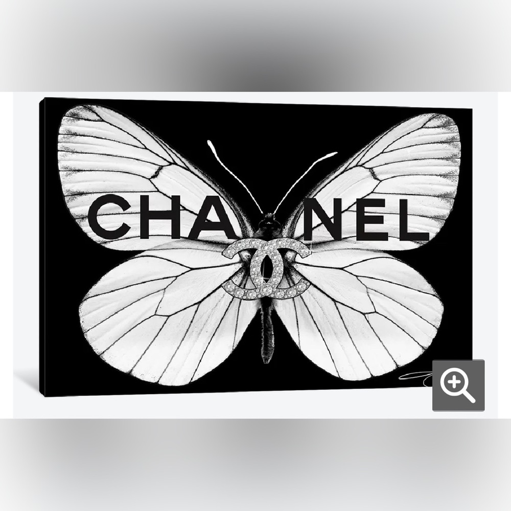 40 x 26. Selling Fly As Chanel canvas.